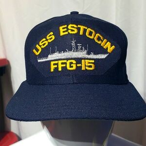 MILITARY USS ESTOCIN FFG-15 HAT